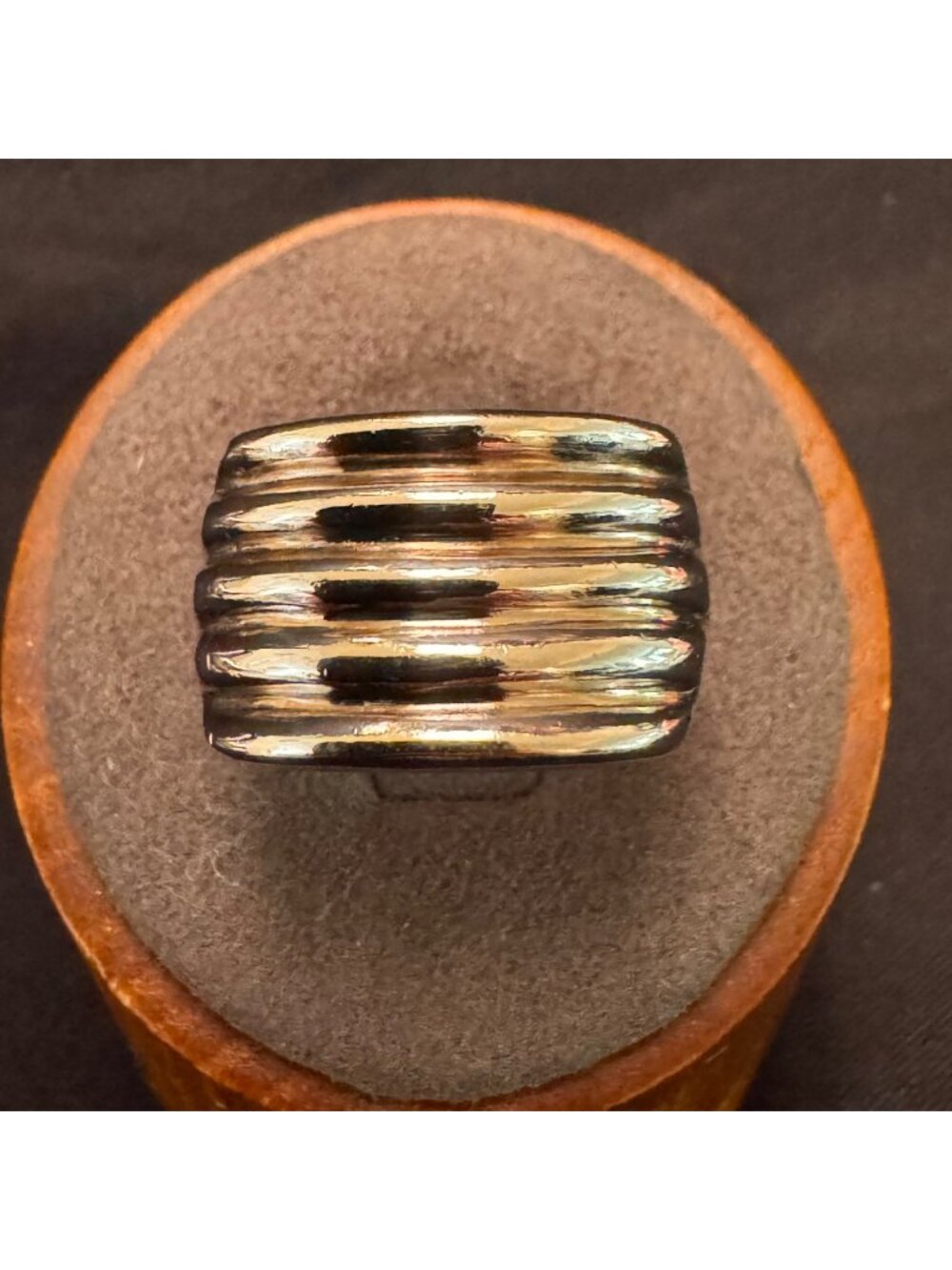 Solid Sterling Silver 925 Multi Band Style Tapered Band Ring Size 7.5